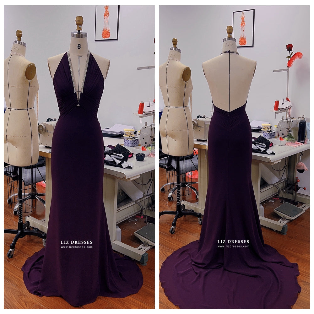 Eva Green Purple Dress Casino Royale Vesper Costume