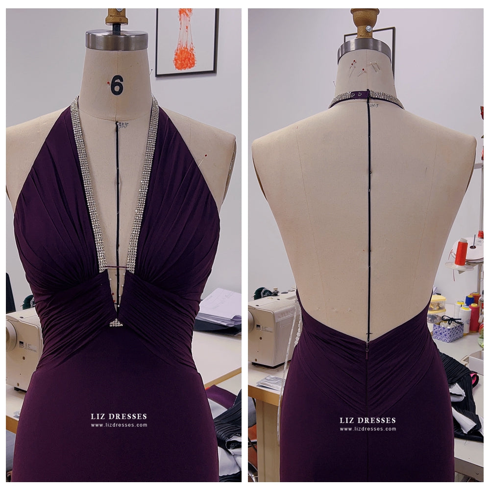 Eva Green Purple Dress Casino Royale Vesper Costume