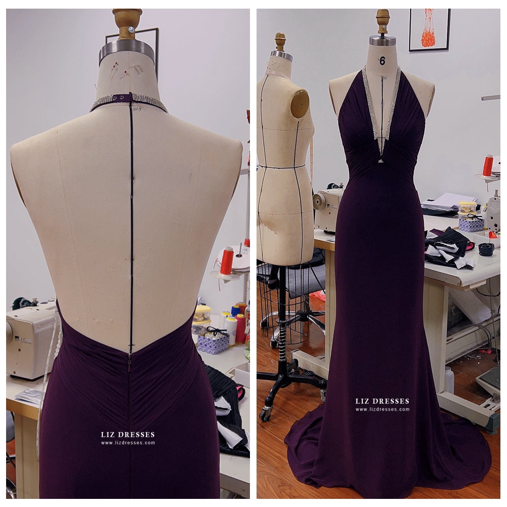 Eva Green Purple Dress Casino Royale Vesper Costume