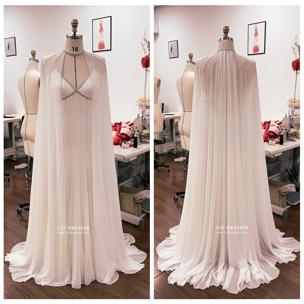 Ginger Rogers White Dancing Dress with Cape Swing Time 1930s Wedding