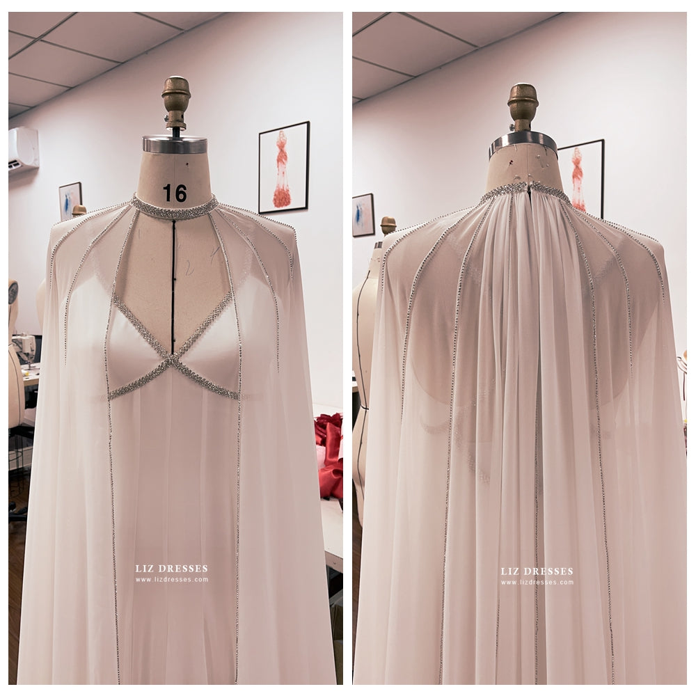 Ginger Rogers White Dancing Dress with Cape Swing Time 1930s Wedding