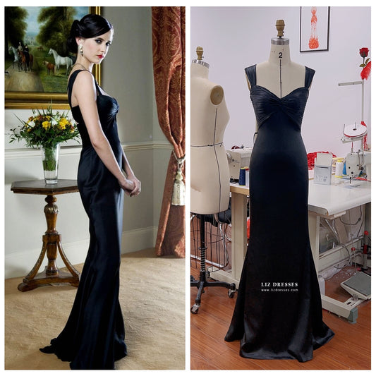 Eva Green Vesper Black Dress Casino Royale James Bond Girl