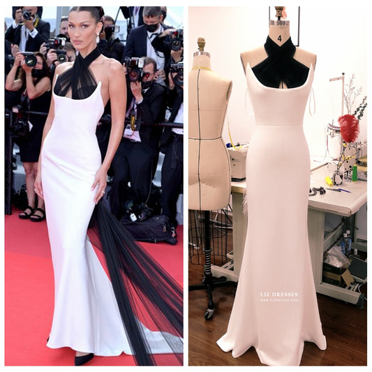 Bella Hadid Black and Dress Cannes 2021