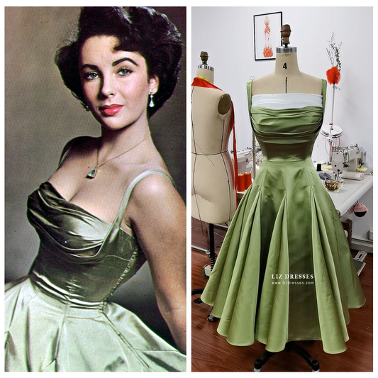 Elizabeth Taylor Inspired 1950s Dress Life Magazine