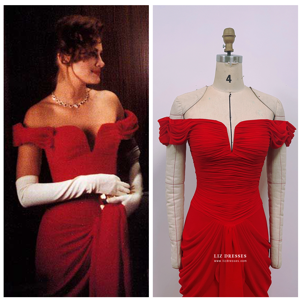 Julia Roberts Red Dress Pretty Woman Costume