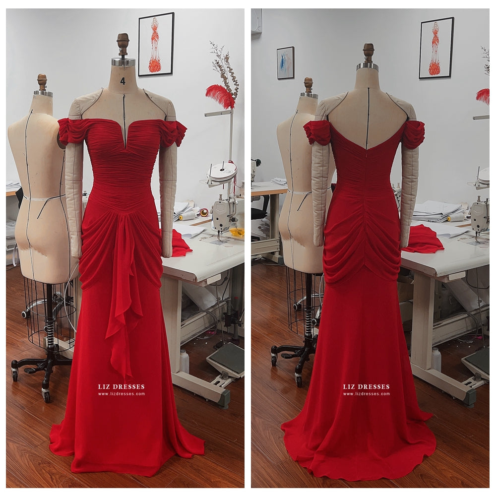 Pretty long hotsell red dresses