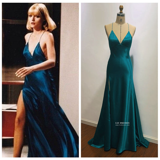 Michelle Pfeiffer Scarface Blue Dress